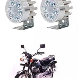Cartronics Round 6 LED Motorcycle Light Bike Fog Lamp for TVS Samurai-40