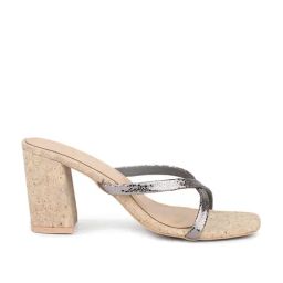 Inc.5 Women's Pewter Cross Strap Sandals-picture-8