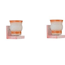 SOMIL Orange Glass Cylinder Printed Wall Lamps-image-86