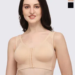 Soie Pack Of 2 Full Coverage Non Padded Everyday Bra With All Day Comfort-7