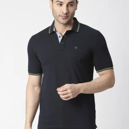 Dragon Hill Navy Slim Fit T-Shirt-image-58