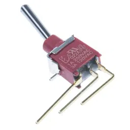 RS PRO Toggle Switch PCB Mount On-(On) SPDT Through Hole Terminal, 7347176-19