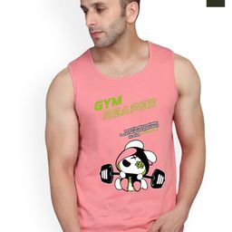 SLOWLORIS Pack Of 2 Printed Round Neck Bio Washed Innerwear Vests-picture-20