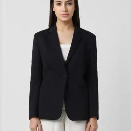 Van Heusen Black Regular Fit Blazer-image-94