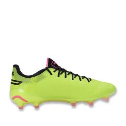 Puma Women's Electric Lime, Black & Poison Pink KING ULTIMATE FG/AG Football Shoes-45