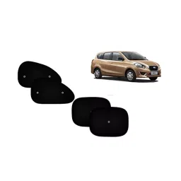 Auto Pearl Black Window Sunshade Curtains for Go Plus (Set of 4 Pcs)-image-15