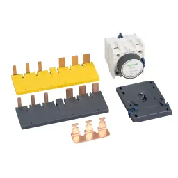 Schneider Electric Starter Assembly for 3 x contactors LC1D40A-D80A with Time Delay Block, LAD9SD3-13
