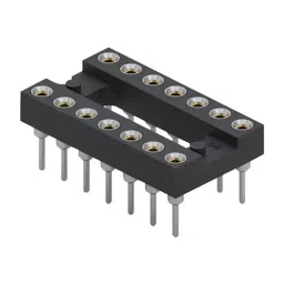 MILL-MAX DIP SOCKET, 14POS, 2.54MM, THROUGH HOLE, 110-47-314-41-001000-15