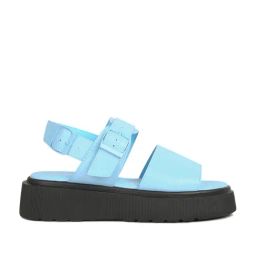 London Rag Women's Blue Back Strap Sandals-image-64