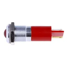 RS PRO Red Panel Mount Indicator 24-36V DC, Mounting Hole Size 14 mm, IP Rating IP67, Model No 209074 image 3
