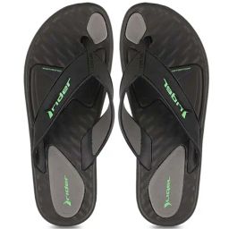Rider Men's R LINE PLUS II Pitch Black Flip Flops-image-91
