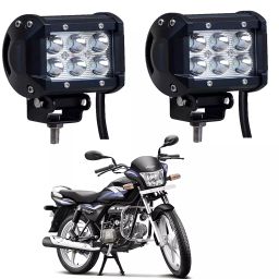 Cartronics 18W 6 Led Aluminum Bar Light/Fog Light for Hero Splendor-35