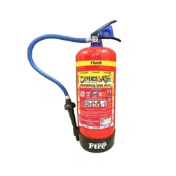 Defence Agni 9 L Mechanical Foam Fire Extinguisher Stored Pressure AFFF Compound (3% & 6%) Mild Steel Red-19