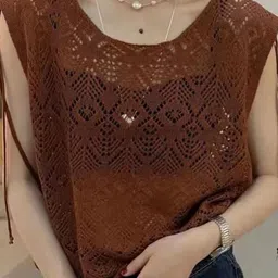 KPOP Scoop Neck Sleeveless Top-image-48