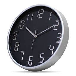 RANDOM Black & Grey Printed Contemporary Wall Clock-image-98