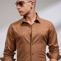 HIGHLANDER Men Slim Fit Opaque Casual Shirt-image-51