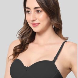 BEWILD Lightly Padded Half Demi Coverage Push-Up Bra With All Day Comfort image 2