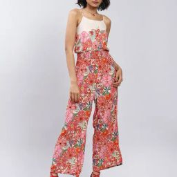 Label Ritu Kumar Multicolor Floral Jumpsuit-image-12
