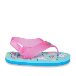 Pantaloons Junior Pink & Blue Flip Flops-image-93