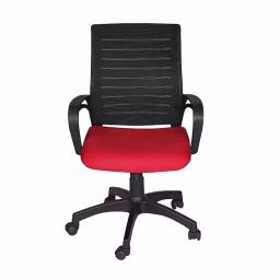 Ib basics Mid Back Mesh Revolving Chair/Executive Office Chair Red, Ergo100-image-80
