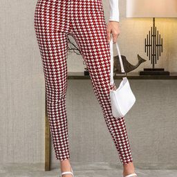 Moda Rapido Women Geometric Printed Mid-Rise Regular Trousers-image-42