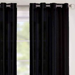 Dekor World Multicoloured Set of 2 Sheer Window Curtain image 2