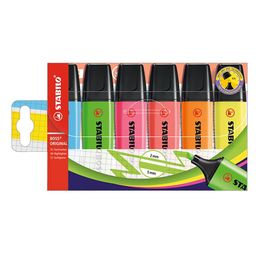 STABILO Boss Original Pastel Wallet Colours Pack of 6 - Multicolour-23