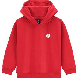Little Kangaroos Full Sleeves Hooded Sweatshirt Solid Colour - Red-image-38