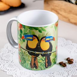 Kolorobia Tropical Rain Forest World Toucan Inspired Sliver Mug 325 ml-image-5