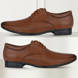 Killer Men Textured Round Toe Formal Derbys-image-89