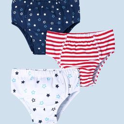 Honeyhap Pack Of 3 Printed Basic Briefs 16071788-29