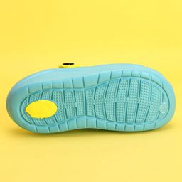 Pine Kids Clogs Text Patch - Sky Blue & Yellow image 5
