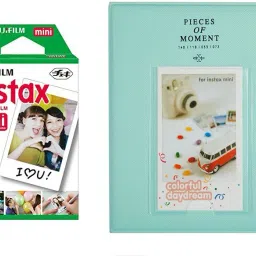FUJIFILM Instax Mini 10x1 Sheets Instant Film with Instax Time Photo Ice Blue Album 64 Sheets Film Roll-image-45