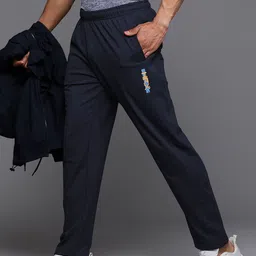 HRX by Hrithik Roshan Men Graphic Print Regular Fit Track Pants-image-97