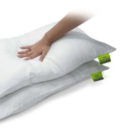 Bianca Aloevera Ortho-max White Sleeping Pillow With Silky Smooth Micro Fabric Shell - Set of 4-0
