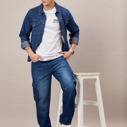 The Roadster Lifestyle Co. Men Comfort Straight Fit Edgy & Cool Nautical Chic Cotton Jeans-image-96