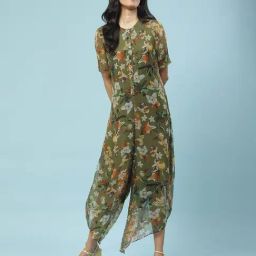aarke Ritu Kumar Green Floral Jumpsuit-image-26