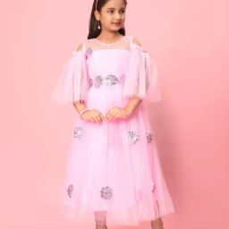 Aarika Kids Pink Embellished Gown-image-72
