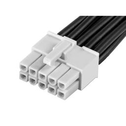Molex 10 Way Female Mini-Fit Jr. Wire Board Cable 300 mm, 215325-1102 (Pack of 25)-image-87