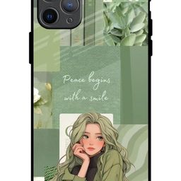 QRIOH Floral Printed iPhone 11 Pro Max Back Case Mobile Accessories-image-71