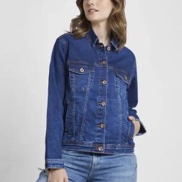 Spykar Dark Blue Regular Fit - Denim Jacket-image-48