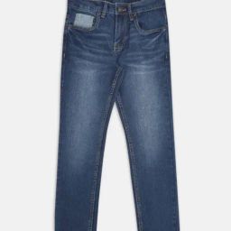 Pantaloons Junior Blue Solid Jeans-image-12