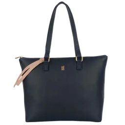 Baggit Navy Blue PVC Solid Tote Handbag-image-68