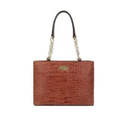 Hidesign Tan Textured Medium Handbag-image-6
