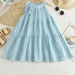 StyleCast x Revolte Girls Sleeveless Solid Layered A-Line Dress-image-67