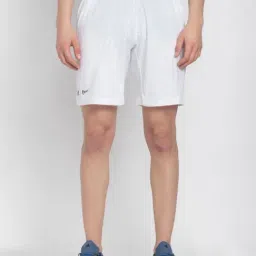 Adidas White Regular Fit Sports Shorts-image-45