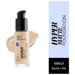 Blue Heaven Hyper Matte Foundation with SPF 25 PA++ 101 Vanilla - 30 ml-1