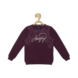 Allen Solly Junior Purple Printed Full Sleeves Sweatshirt-picture-18