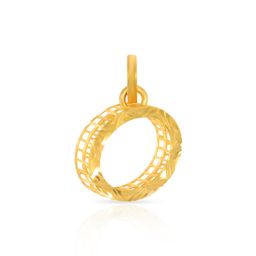 BHIMA 22K BIS Hallmark 916 Purity Yellow Gold Designer Pendant-52