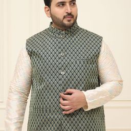 SOJANYA PLUS Self Design Nehru Jackets-14